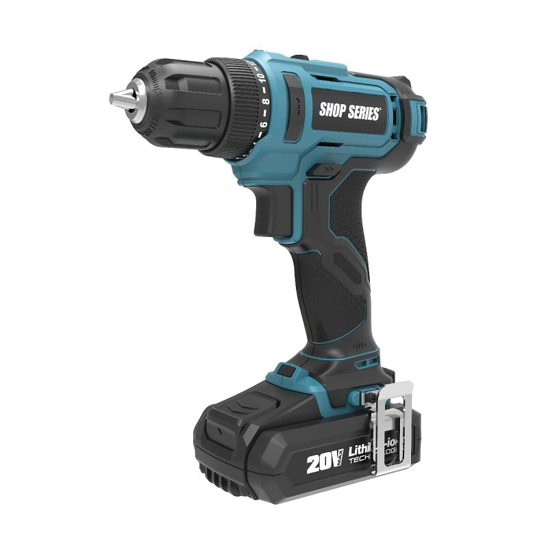 SS2388K Drill/Driver with Project Kit, Battery Included, 20 V, 2 Ah, 3/8 in Chuck