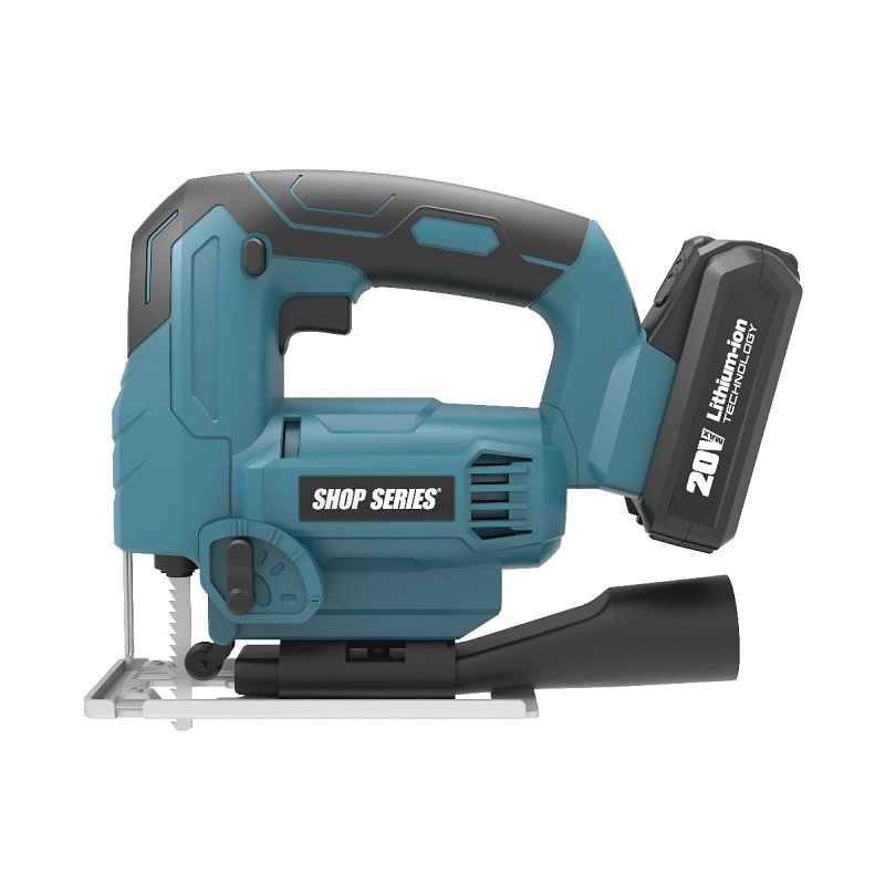 SS2829 Cordless Jigsaw, Battery Included, 20 V, 2 Ah, 3-1/8, 5/16 in Cutting Capacity, 15/16 in L Stroke