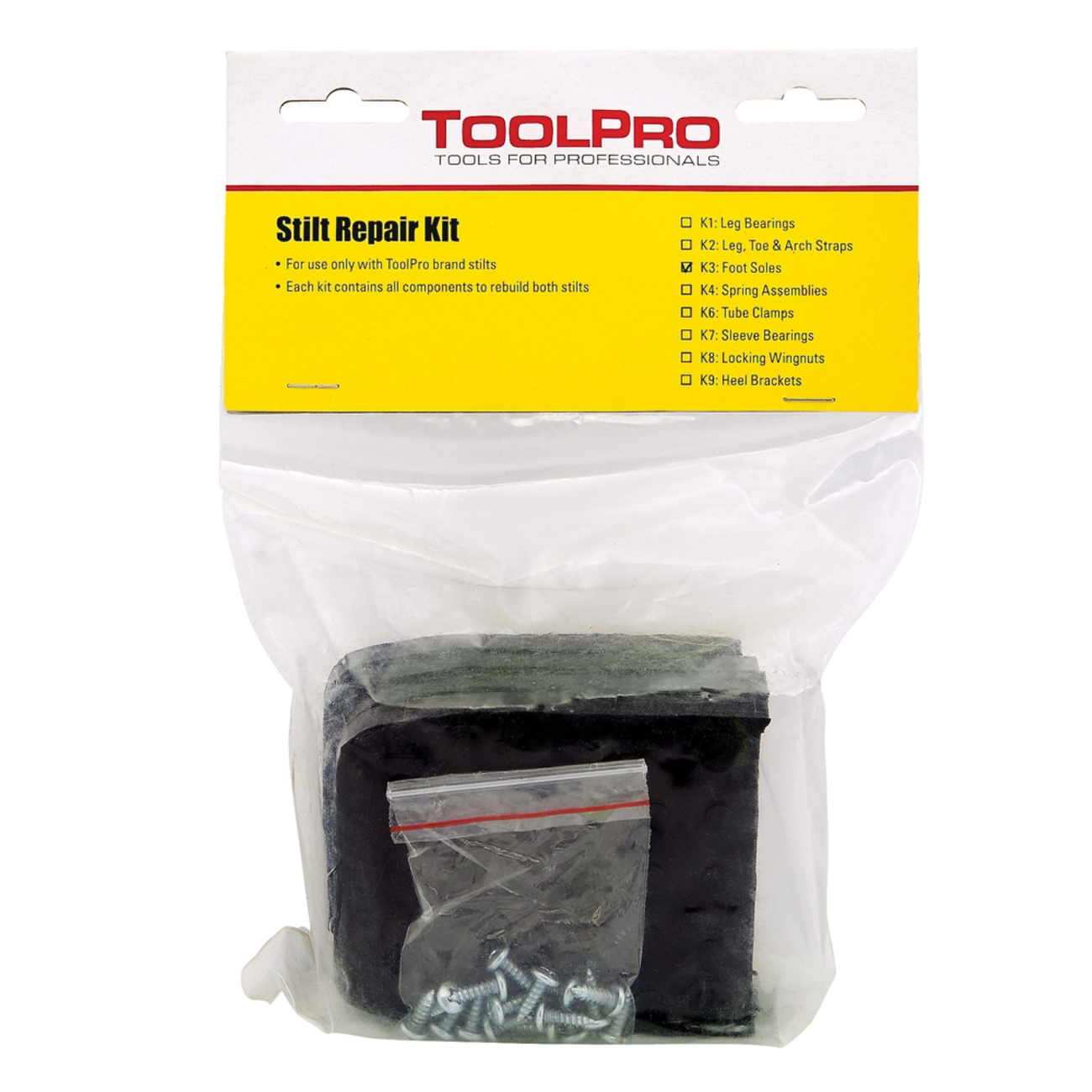 TP02453 Stilt Repair Kit, For: Toolpro Stilts