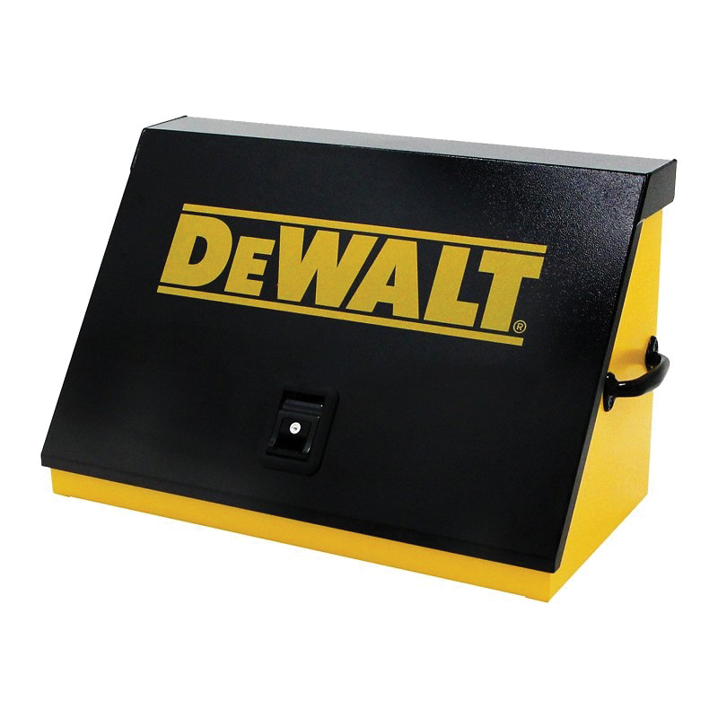 DXTB30BY Triangle Tool Box, Black/Yellow, 30 x 15 in Outside