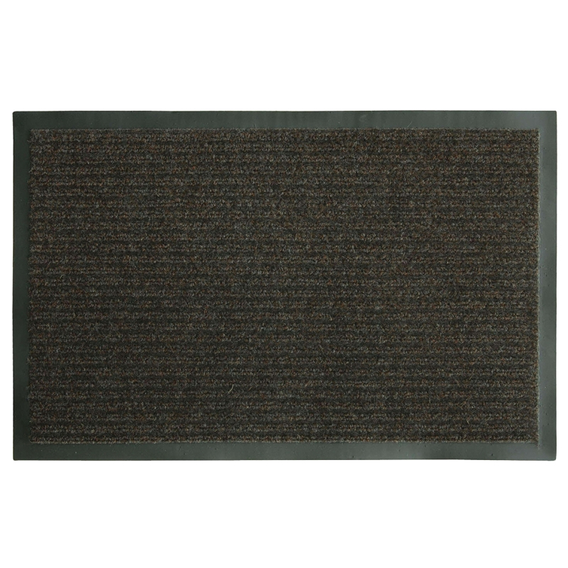 32977 Floor Mat, 48 in L, 36 in W, Vinyl Surface, Brown