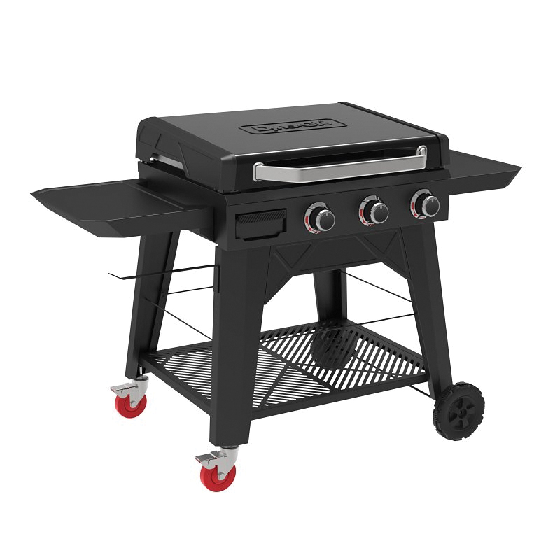 DGL600TTP Open Cart Griddle with Lid, 3-Burner