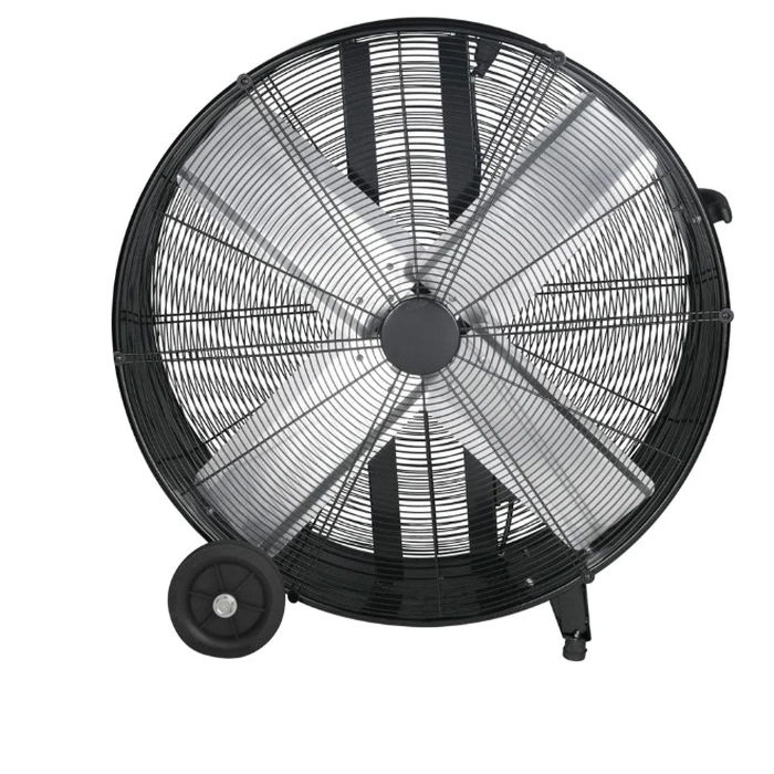 2VAFDRUM30 Heavy-Duty High-Velocity Drum Fan, 120 V, 30 in Dia Blade, 3-Speed, 9020 cfm Air