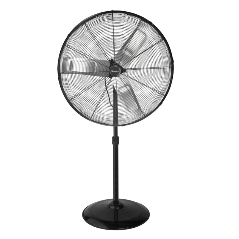 2VAFP30 Heavy-Duty Oscillating High-Velocity Pedestal Fan, 120 V, 30 in Dia Blade, 3-Speed, 7558 cfm Air