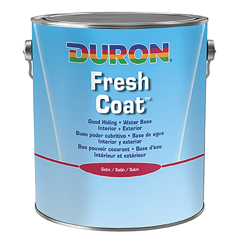 Duron DU20W0051-20 Paint, Water Base, Satin Sheen, White, 5 gal, 350 to 400 sq-ft/gal Coverage Area - 1