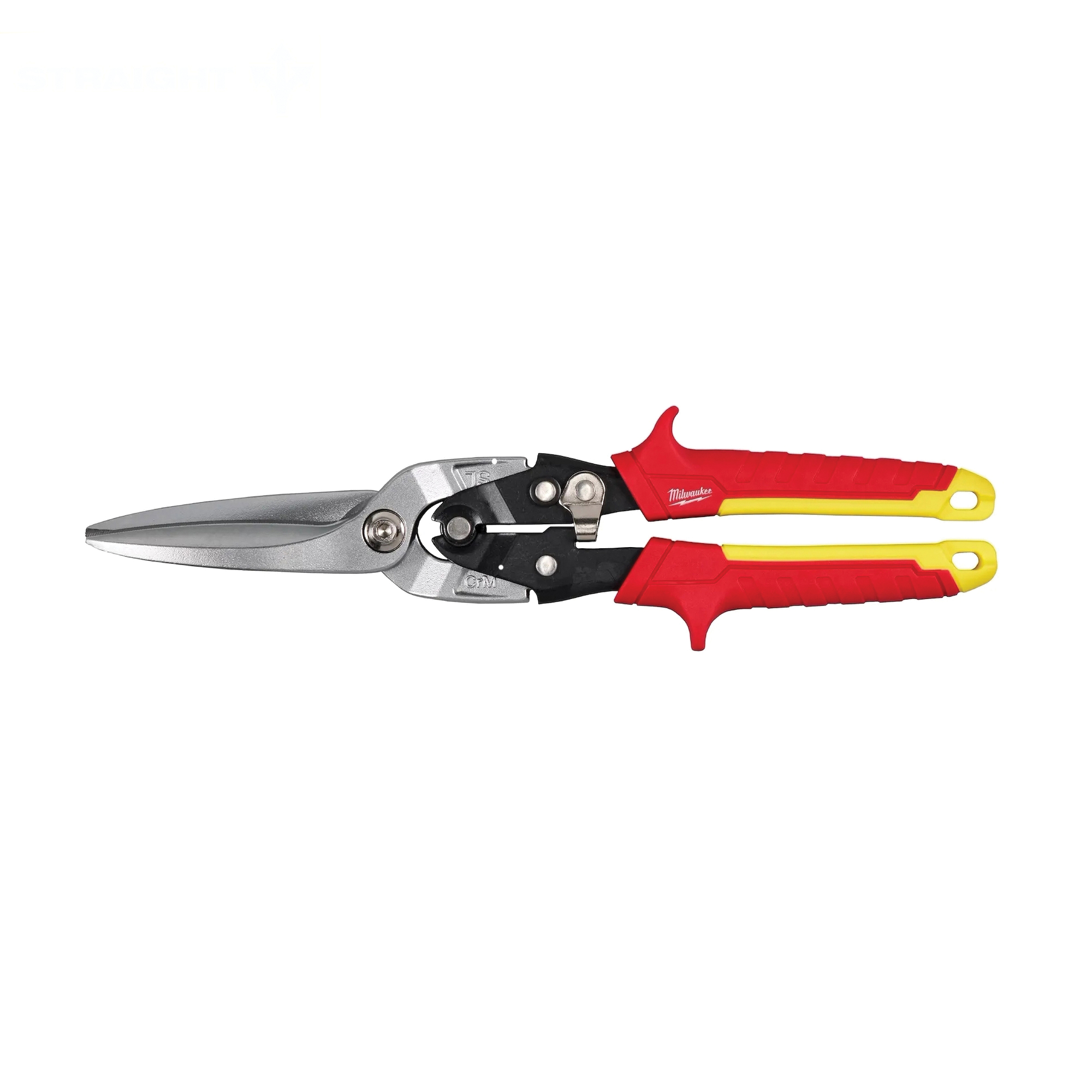 48-22-4567 Aviation Snip, 11-5/8 in OAL, 3 in L Cut, Straight Cut, Forged Steel Blade, Comfort Grip Handle