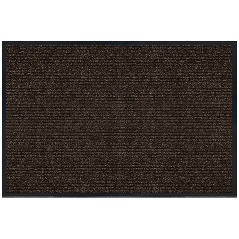 1005405US Floor Mat, 5 in L, 2 in W, Rectangular, Warwick Pattern, Polypropylene Surface, Assorted