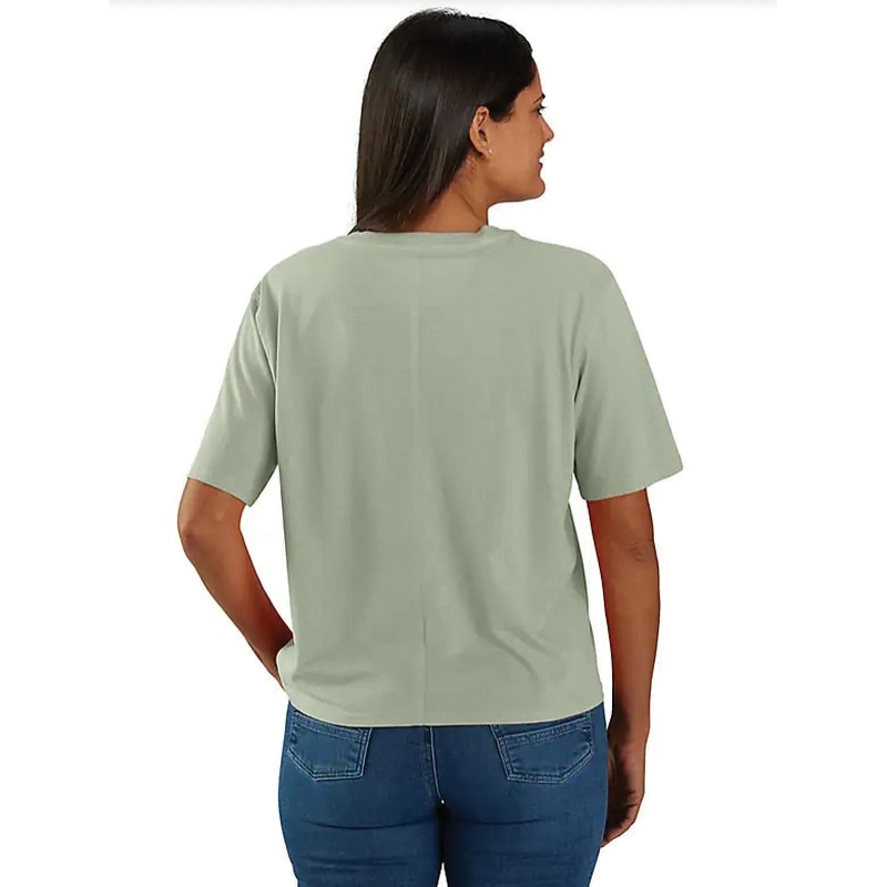 Carhartt Tencel Fiber Series 106122-GI7-XL T-Shirt, XL, Regular, Cotton/Polyester/Tencell Lyocell, Sage, Carhartt Label - 2