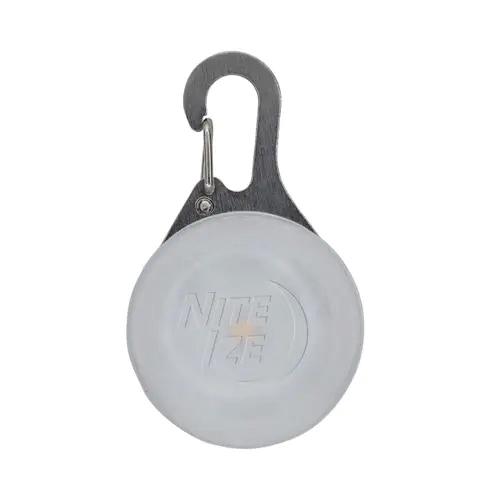 Nite Ize SpotLit SLGSR-02-R6 Rechargeable Carabiner Light, Stainless Steel, White - 2