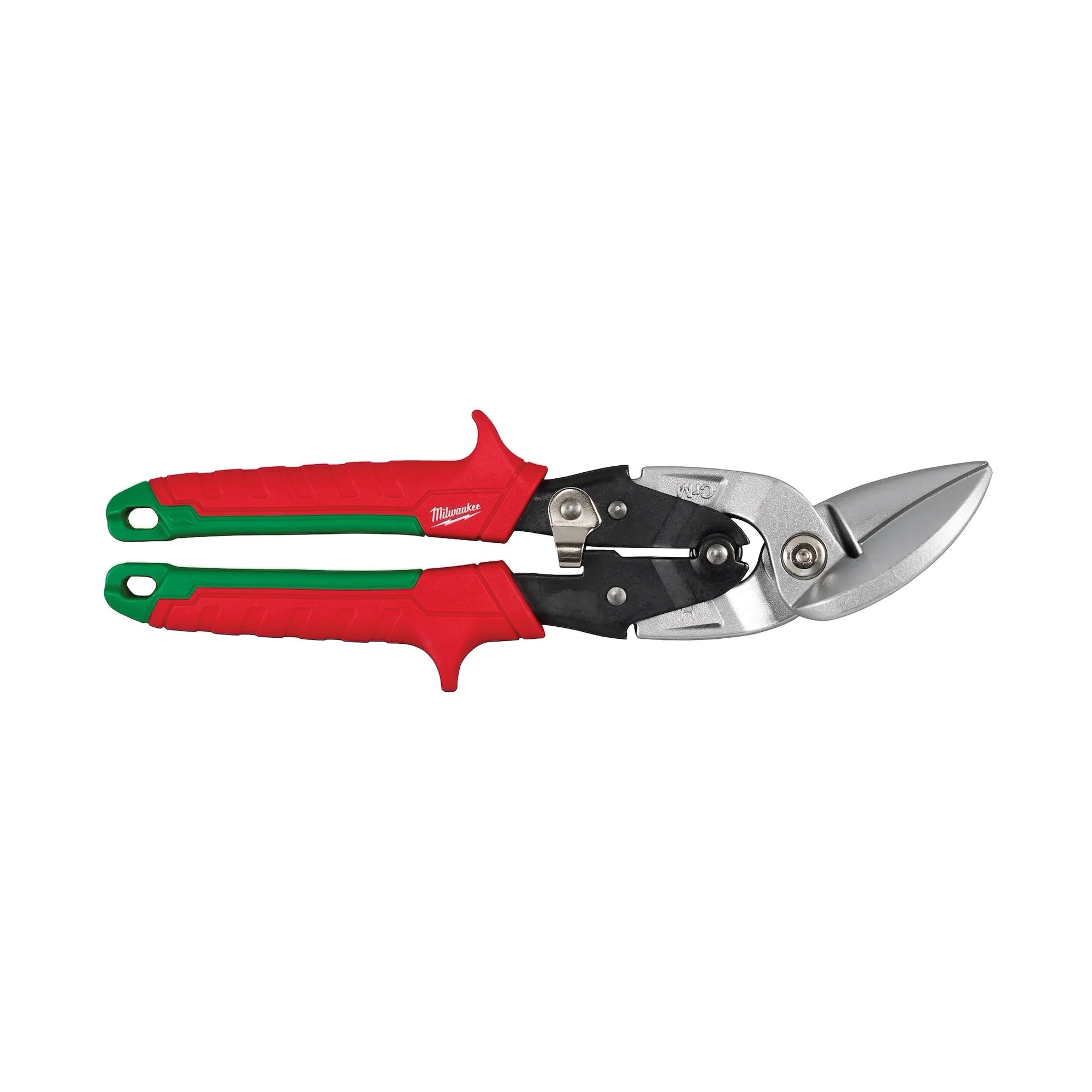 48-22-4552 Aviation Snip, 9-7/8 in OAL, 1-1/2 in L Cut, Right, Serrated Cut, Forged Steel Blade