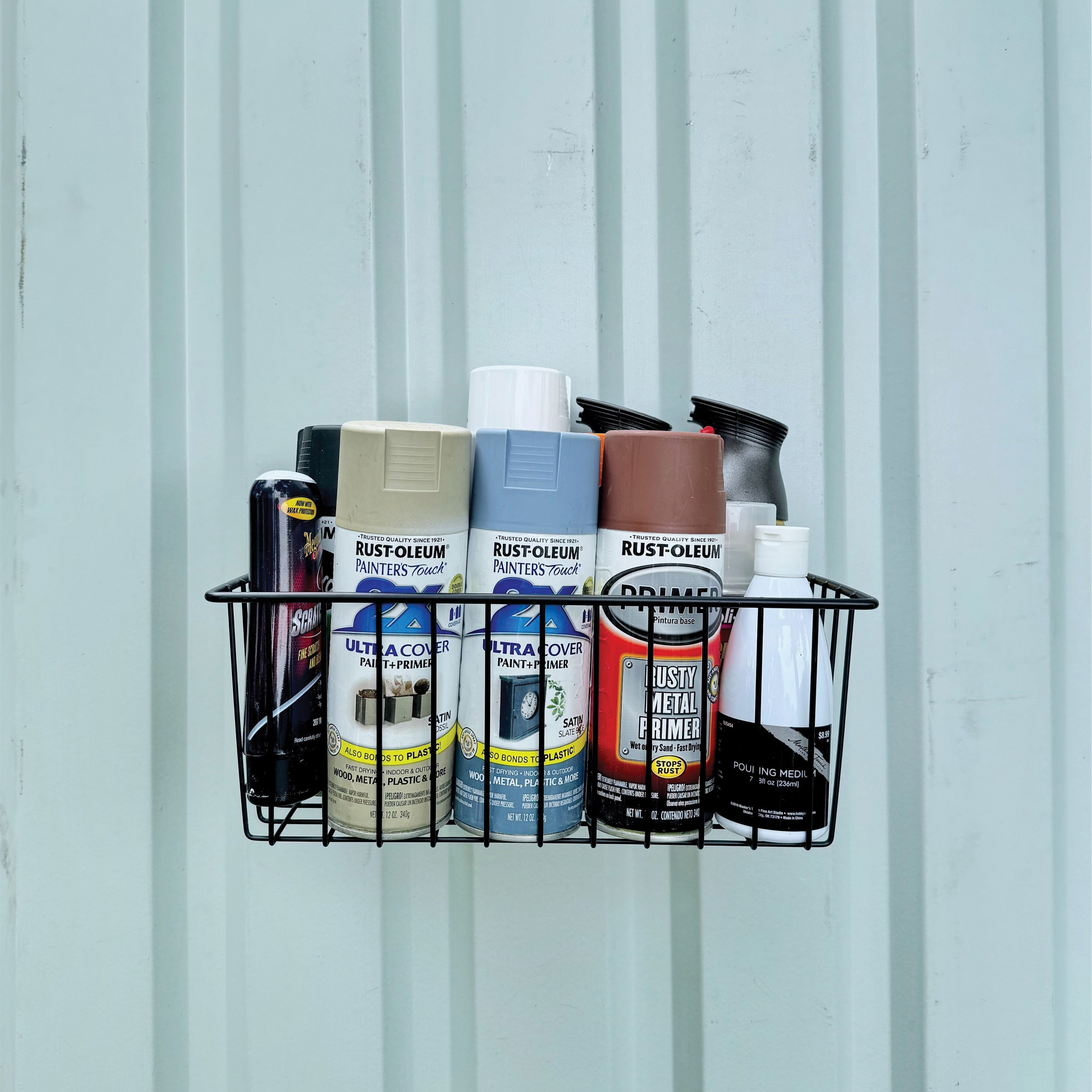 GATOR MAGNETICS 300058 Utility Basket, Steel, Black, Galvanized - 4