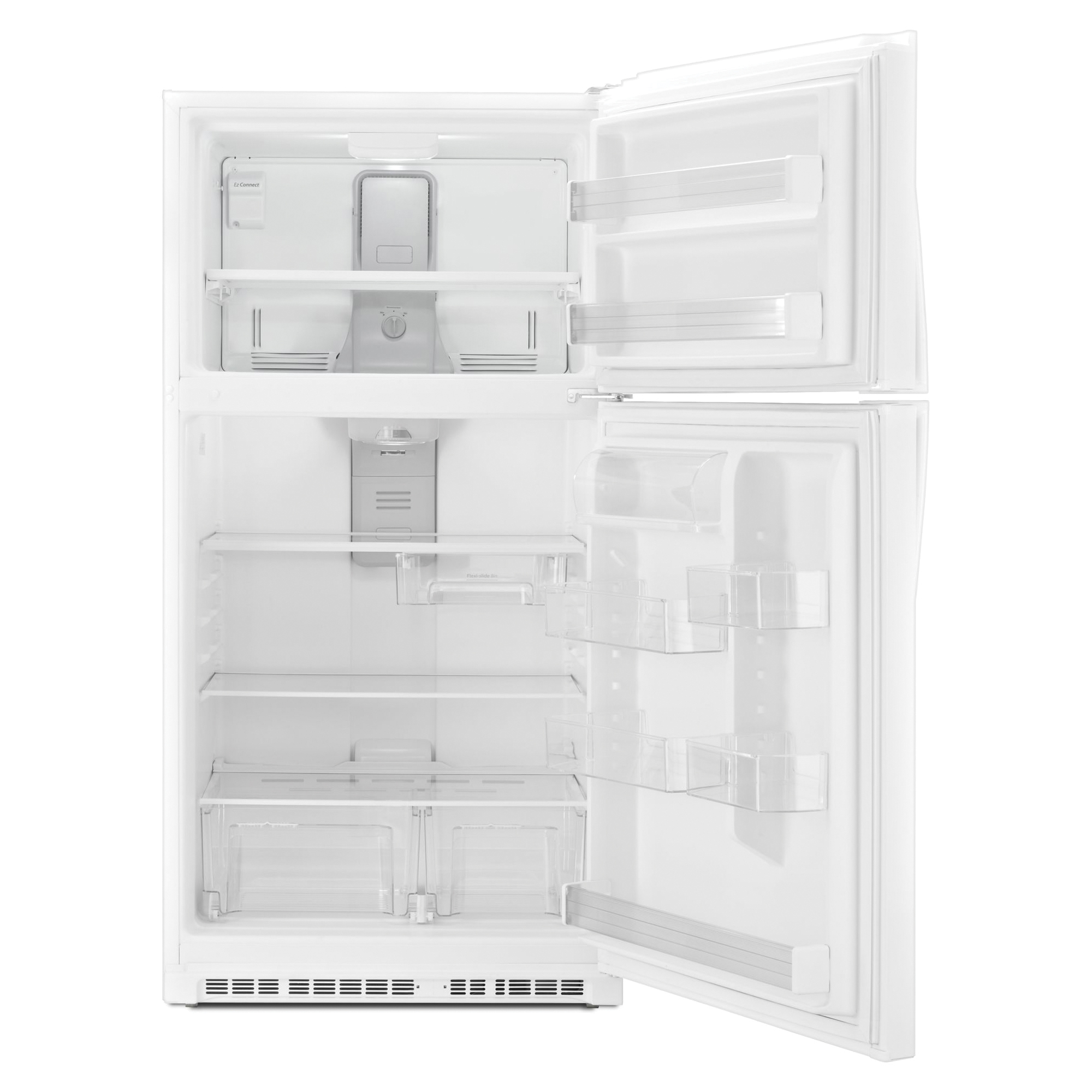 Whirlpool WRT541SZDW Top-Freezer Refrigerator, 21.31 cu-ft Overall, 15.18 cu-ft Refrigerator, 6.13 cu-ft Freezer, White
