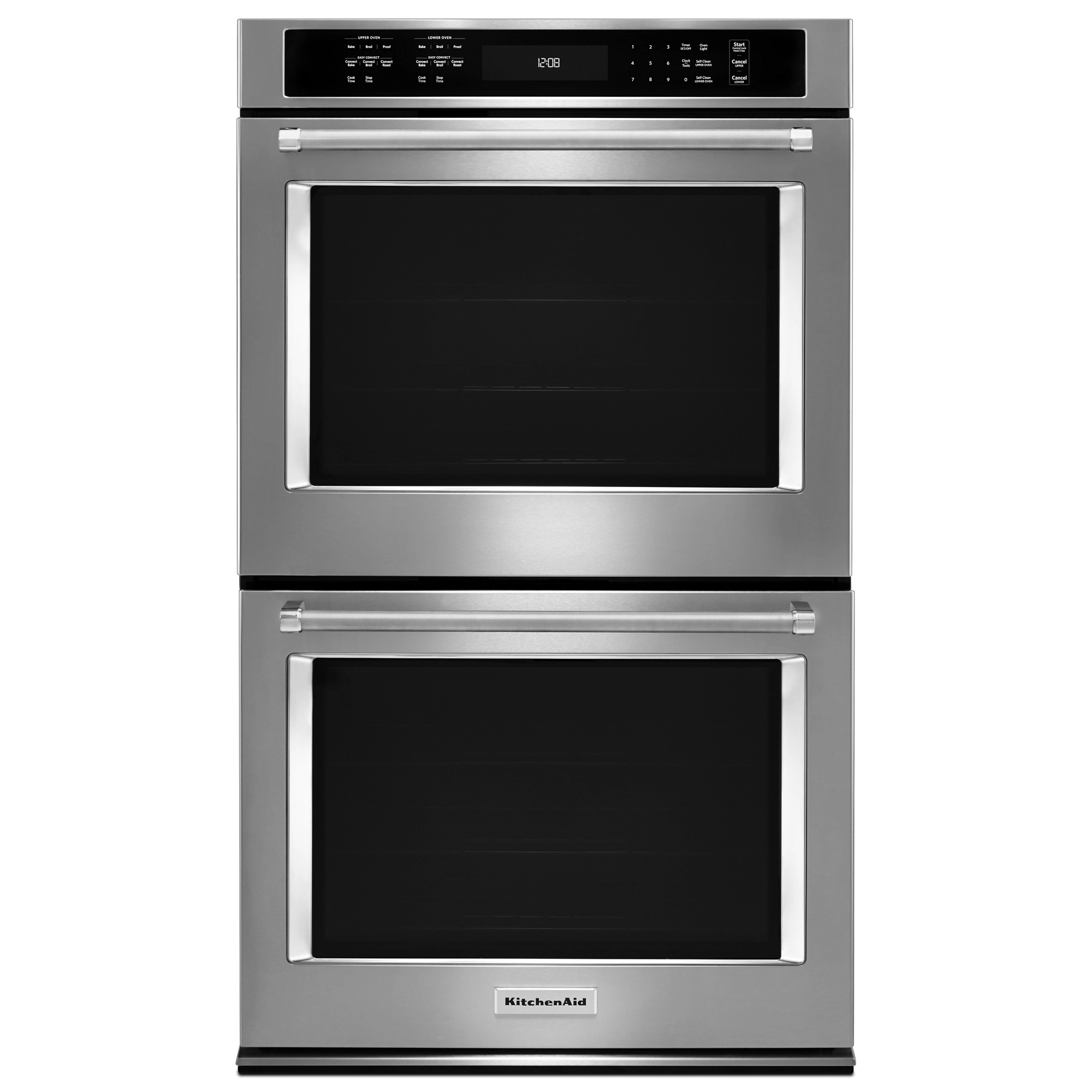 KitchenAid KODE500ESS Double Wall Oven, 30 in W, 4000 W, Stainless Steel