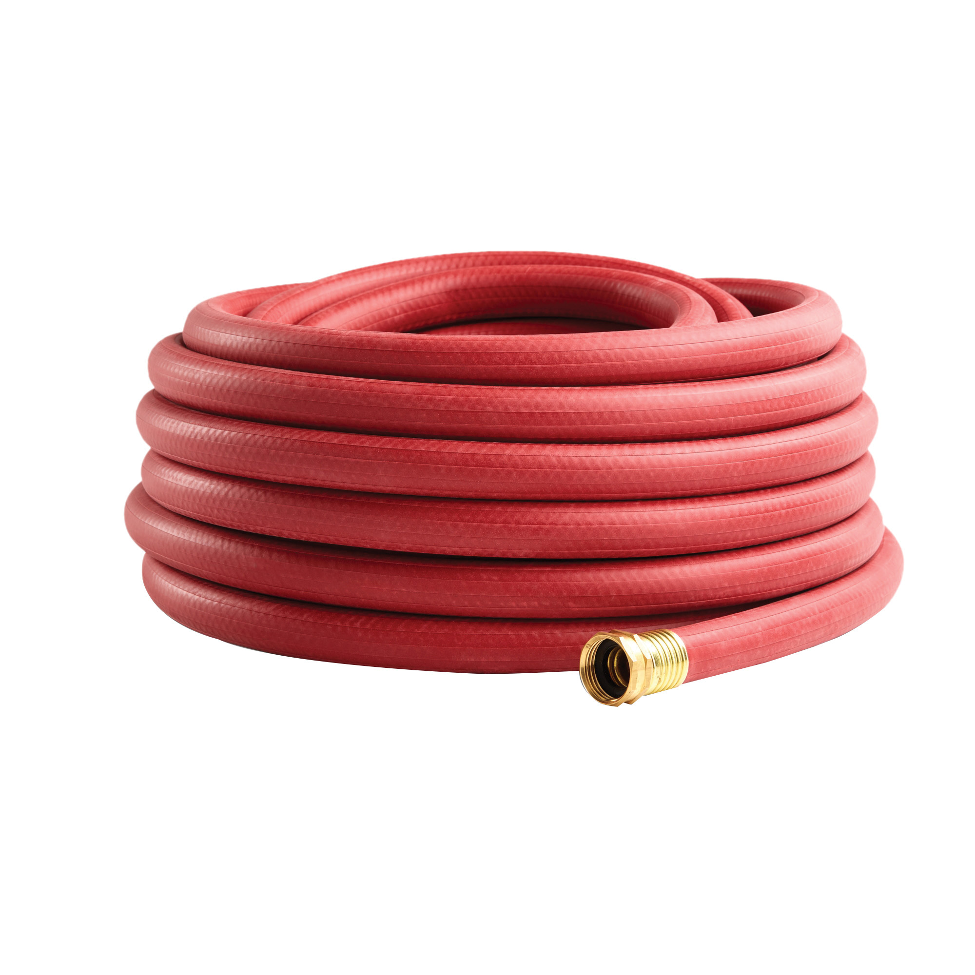 Gilmour Mfg 818571-1001 Professional-Grade Garden Hose, 3/4 in, 75 ft L, GHT, Rubber, Red