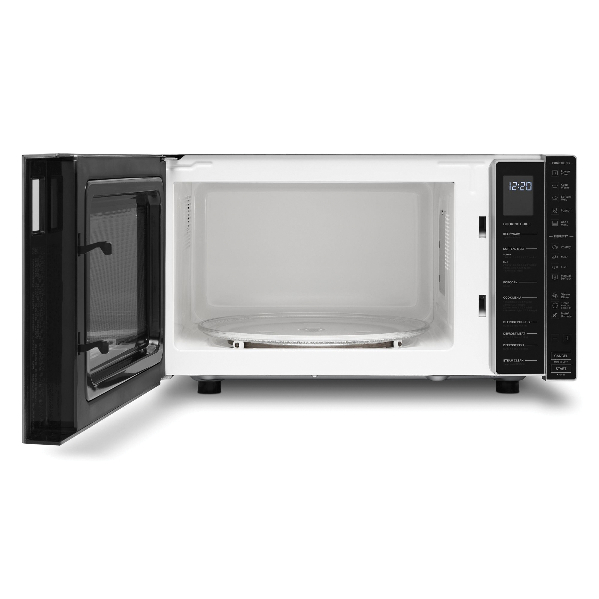 Whirlpool WMC50522HZ Countertop Microwave, 2.2 cu-ft, 1200 W, Fingerprint-Resistant Stainless Steel