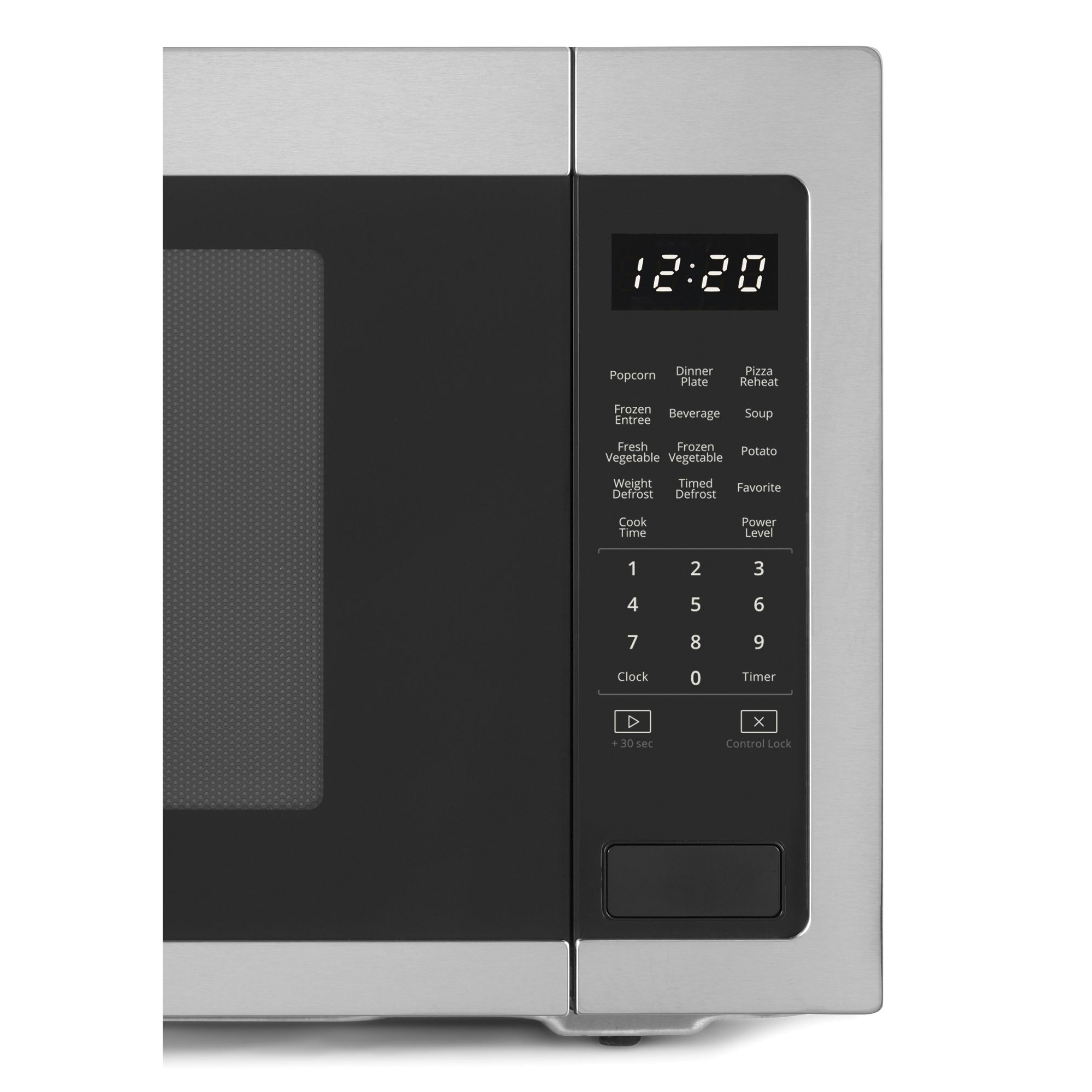 Whirlpool WMC50522HZ Countertop Microwave, 2.2 cu-ft, 1200 W, Fingerprint-Resistant Stainless Steel