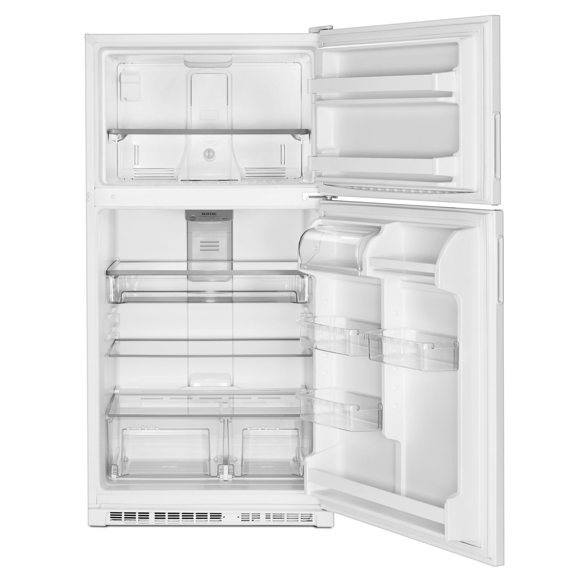 Maytag MRT311FFFH Top-Freezer Refrigerator, 20.51 cu-ft Overall, 14.42 cu-ft Refrigerator, 6.09 cu-ft Freezer, 2-Door