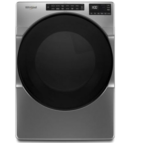 Whirlpool WED5605MC Electric Wrinkle Shield Dryer, 7.4 cu-ft, Touch Control, Front Loading, Vented Vent, Chrome Shadow