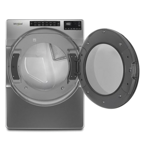 Whirlpool WED5605MC Electric Wrinkle Shield Dryer, 7.4 cu-ft, Touch Control, Front Loading, Vented Vent, Chrome Shadow
