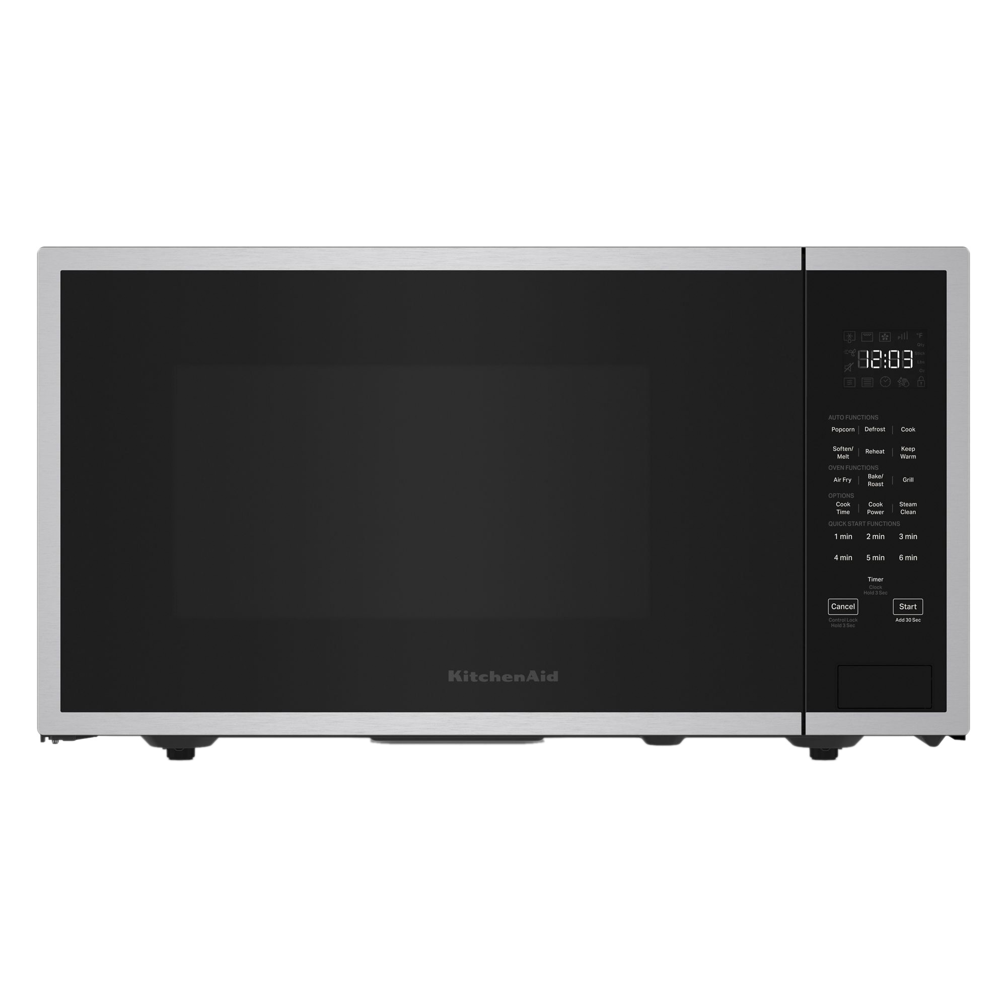 KitchenAid KMCS522PPS Countertop Microwave, 1.5 cu-ft, 1000 W, Stainless