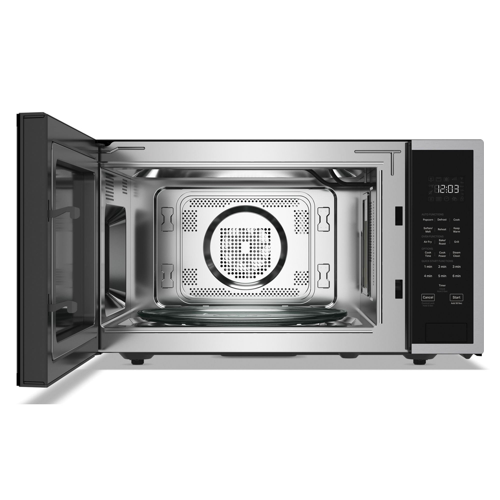 KitchenAid KMCS522PPS Countertop Microwave, 1.5 cu-ft, 1000 W, Stainless