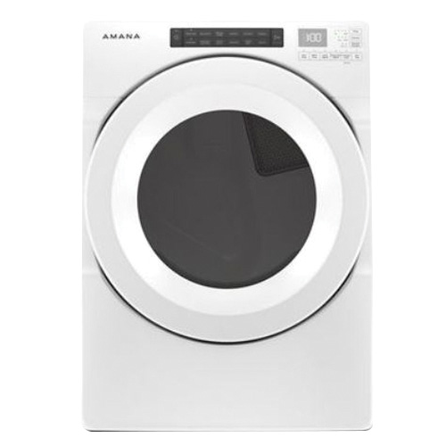 Amana NED5800HW Electric Dryer, 7.4 cu-ft, 5 W, Electronic Touch Control, Vented Vent, Reversible, Side Swing Door