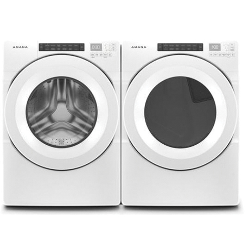 Amana NED5800HW Electric Dryer, 7.4 cu-ft, 5 W, Electronic Touch Control, Vented Vent, Reversible, Side Swing Door