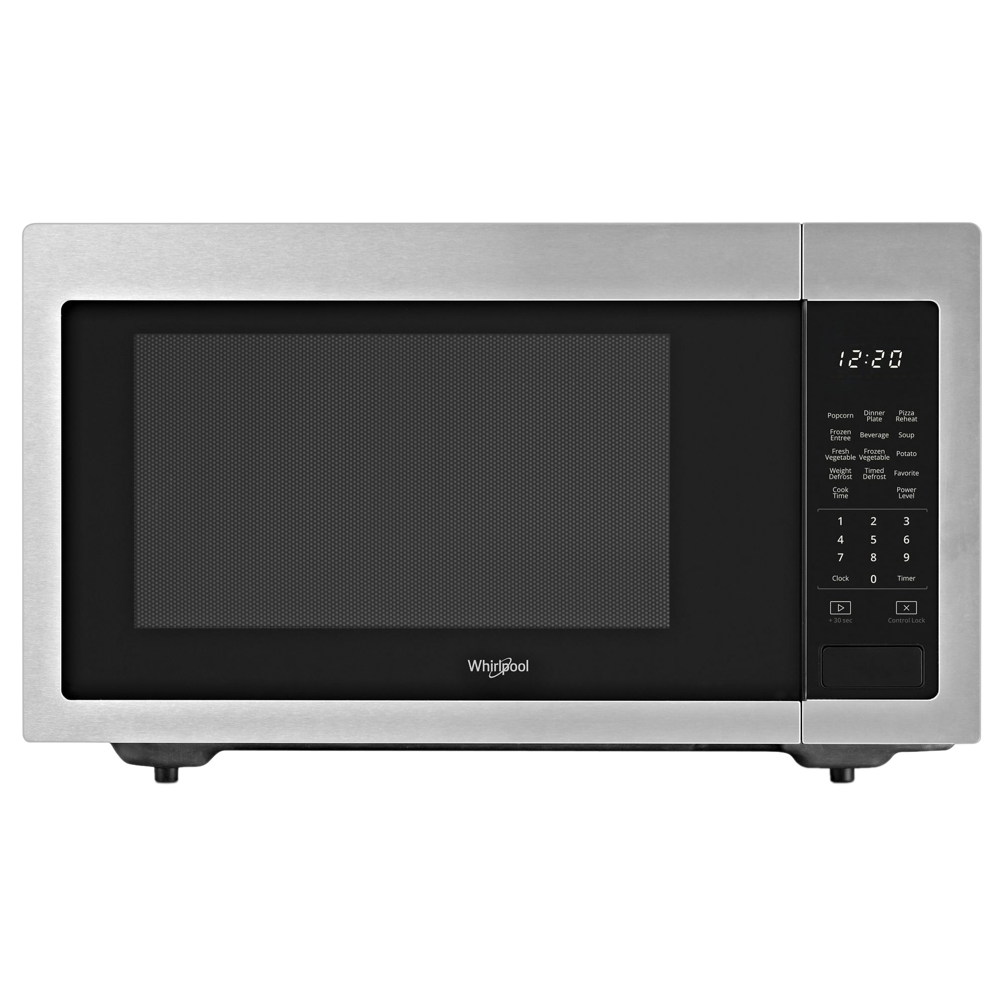 Whirlpool WMC30516HZ Countertop Microwave, 1.6 cu-ft, 1200 W, Fingerprint-Resistant Stainless Steel