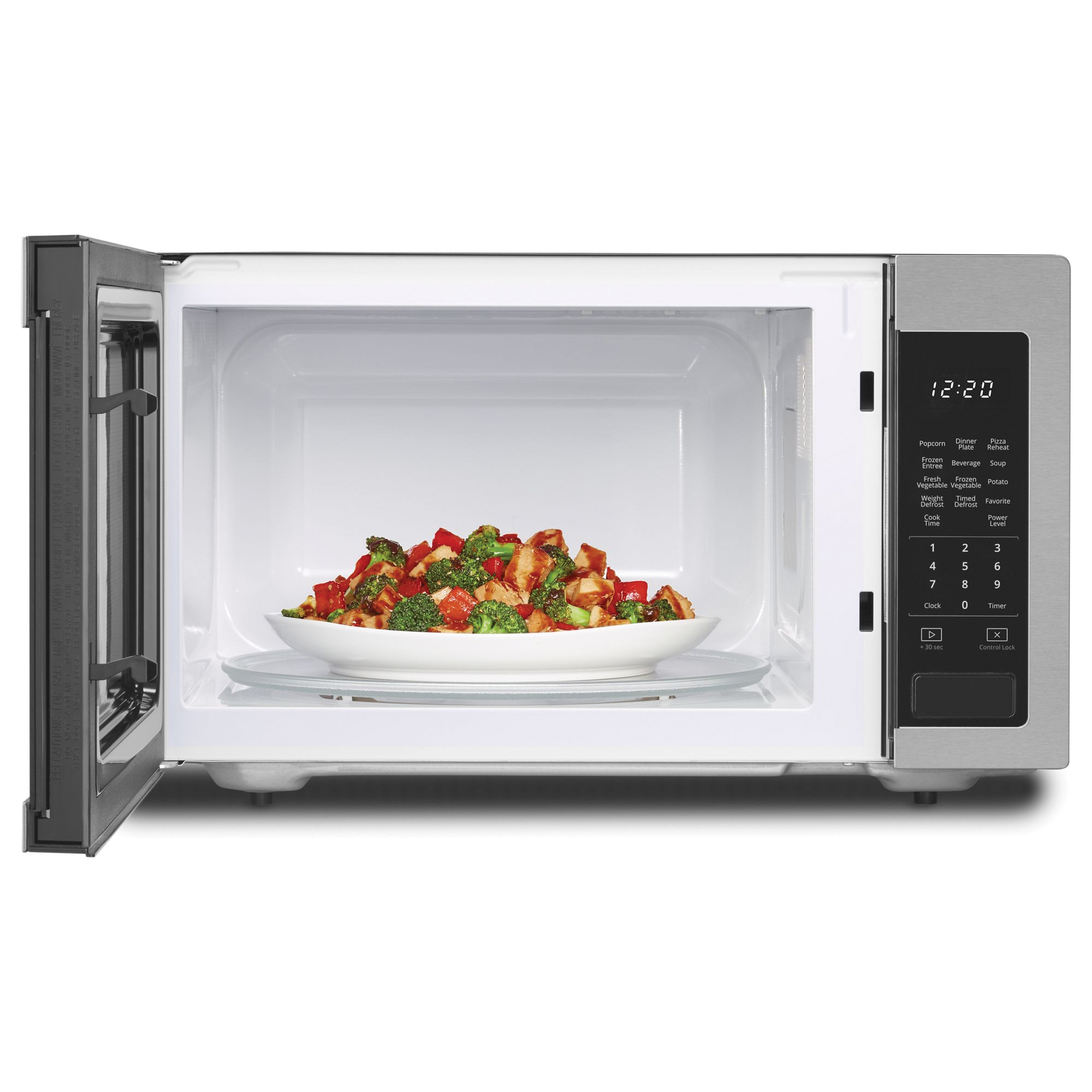 Whirlpool WMC30516HZ Countertop Microwave, 1.6 cu-ft, 1200 W, Fingerprint-Resistant Stainless Steel