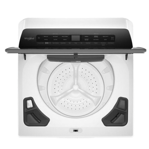 Whirlpool WTW6120HW Top Load Washer, 4.8 cu-ft, 120 VAC, Touch Control, Stainless Steel, White