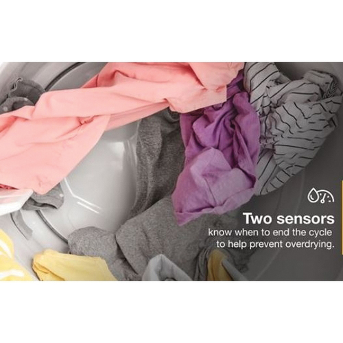 Whirlpool WGD5100HW Gas Dryer, 7.4 cu-ft, Touch Control, Top Loading, Vented Vent, Hamper Door, White, Powder-Coated