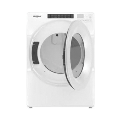 Whirlpool WHD560CHW Heat Pump Dryer, 7.4 cu-ft, 5 W, Electronic Touch Control, Front Loading, Ventless Vent, White