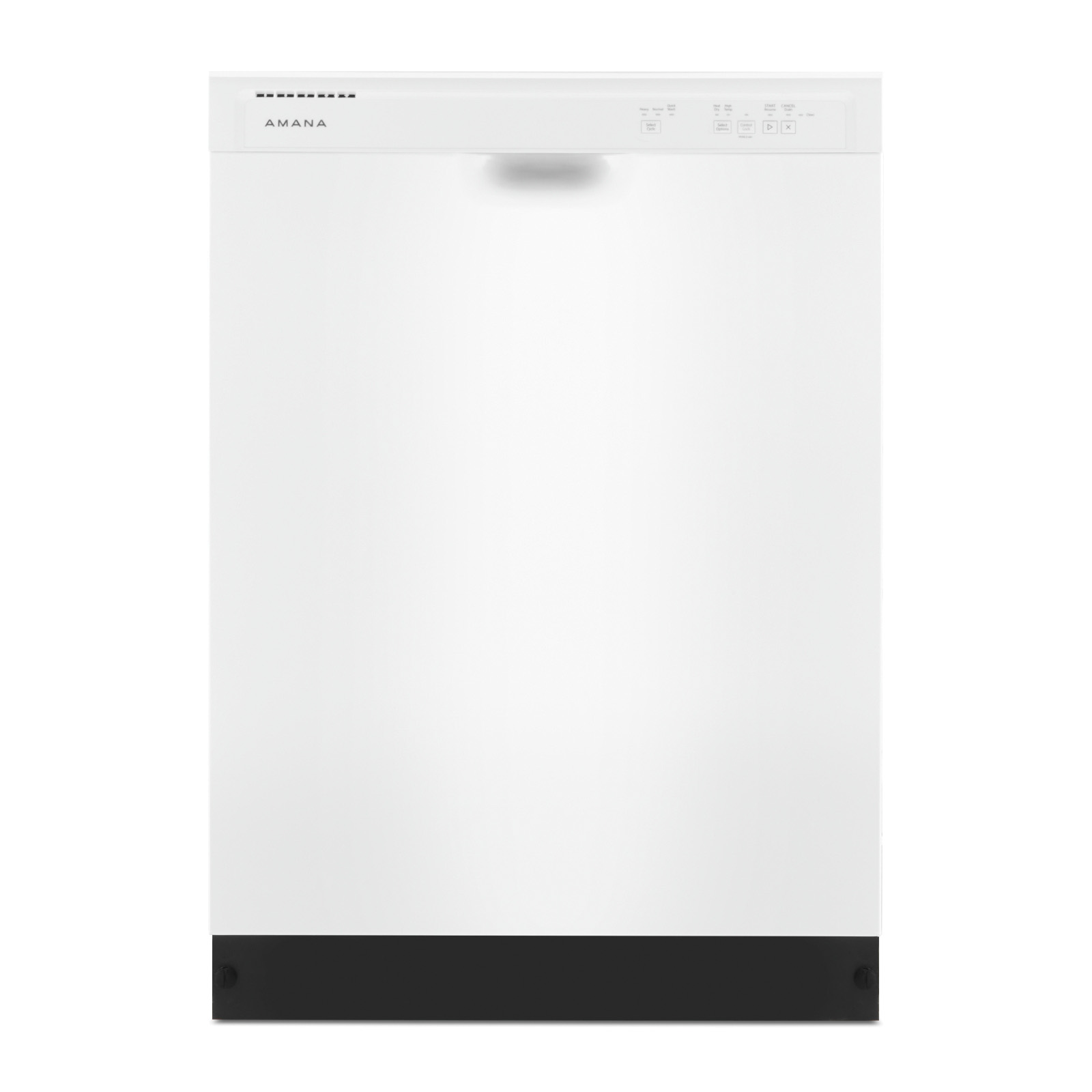 Amana ADB1400AMW Dishwasher, 60 W, 3-Wash Cycle, Digital Control, White