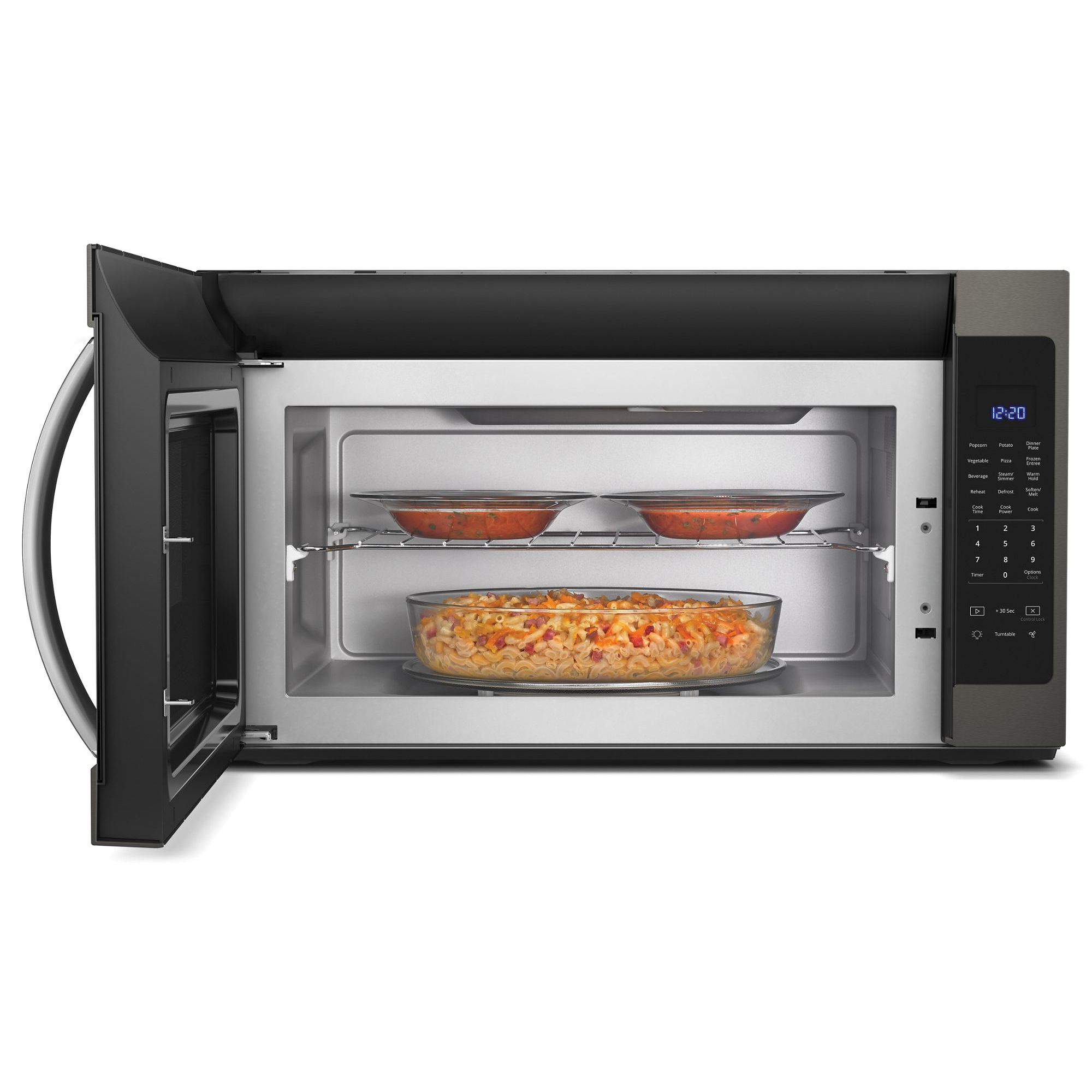 Whirlpool WMH53521HZ Over-the-Range Microwave, 2.1 cu-ft, 1000 W, Fingerprint-Resistant Stainless Steel