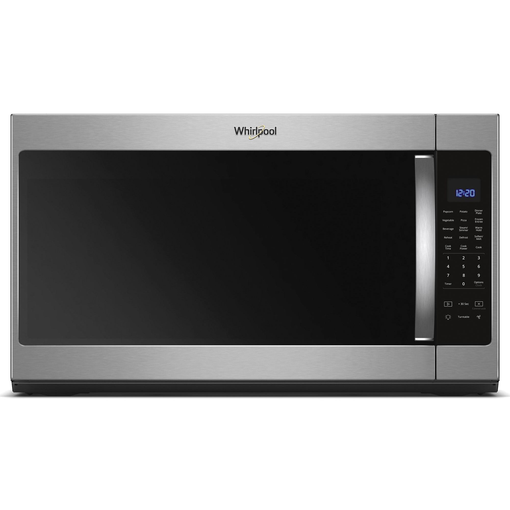 Whirlpool WMH53521HZ Over-the-Range Microwave, 2.1 cu-ft, 1000 W, Fingerprint-Resistant Stainless Steel
