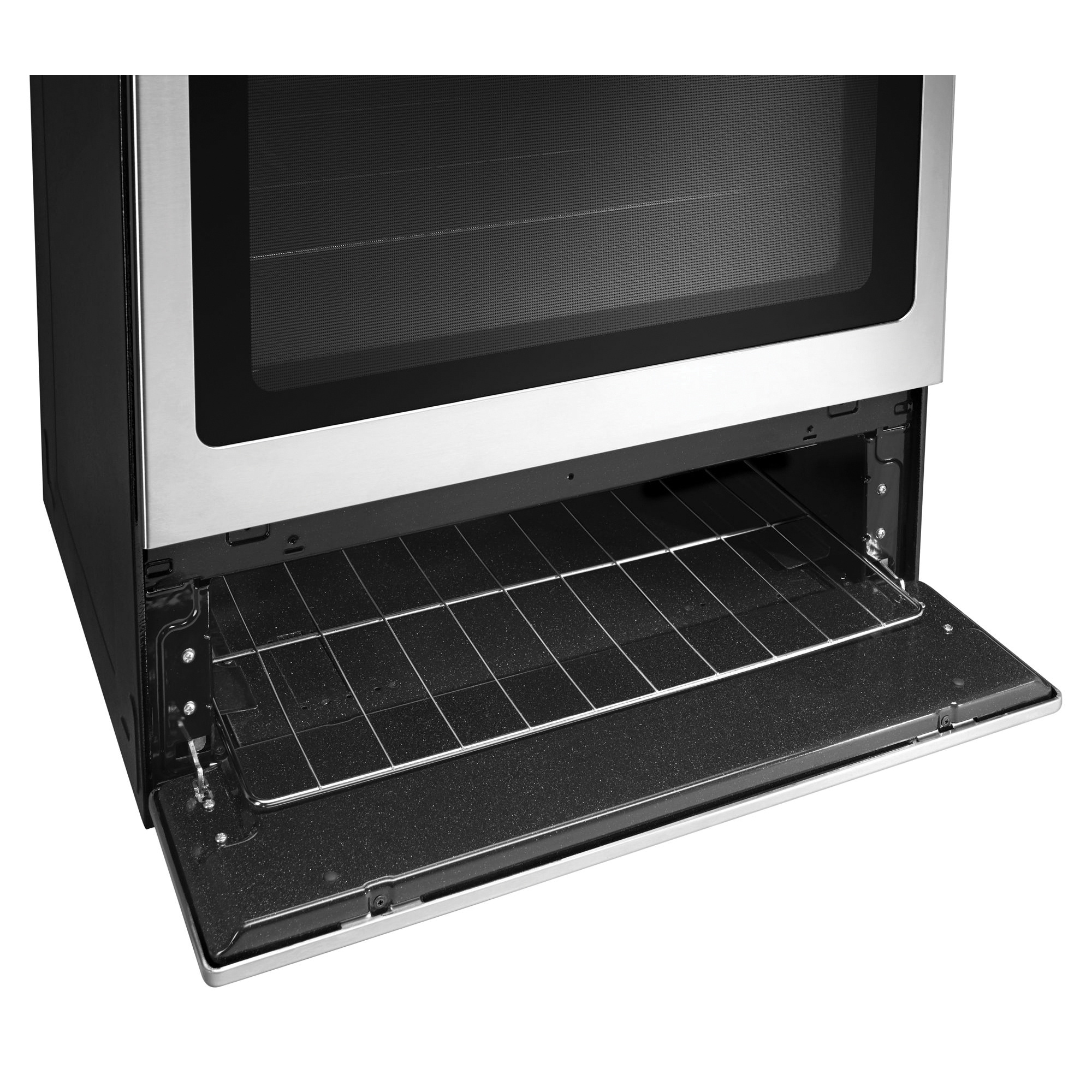 Amana AGR5330BAS Gas Range, Natural Gas, 5.1 cu-ft Oven, 29-22/25 in OAW, 4-Burner, Plastic/Steel, Stainless Steel