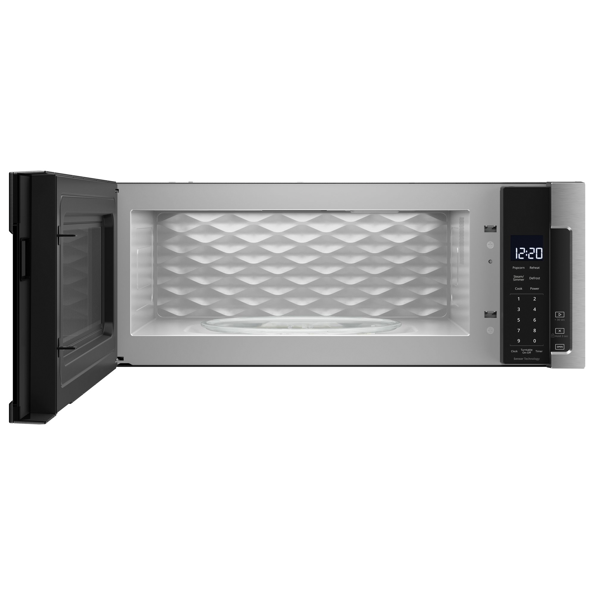 Whirlpool WML75011HZ Over-the-Range Microwave, 1.1 cu-ft, 1000 W, Fingerprint-Resistant Stainless Steel