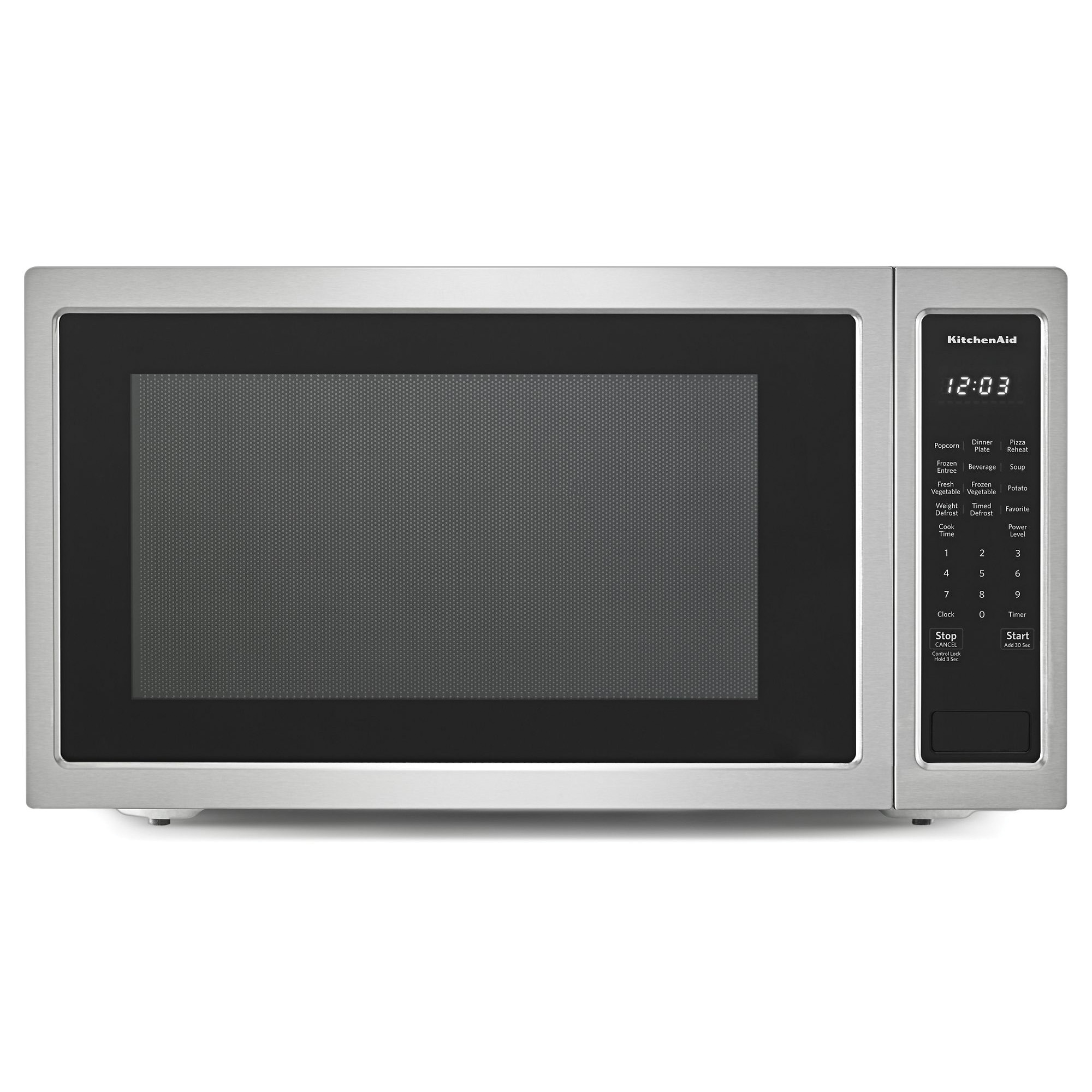 KitchenAid KMCS3022GSS Countertop Microwave, 2.2 cu-ft, 1200 W, Stainless Steel