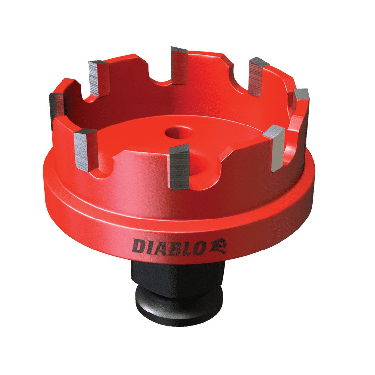 Steel Demon DHS1250CF Hole Cutter, 1-1/4 in Dia, Carbide Cutting Edge