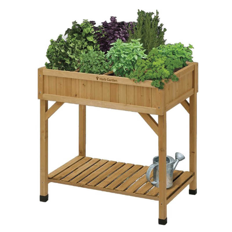 RHP6002N Herb Garden, 78 cm L, 58 cm W, 80 cm H, Cedar Wood, Natural