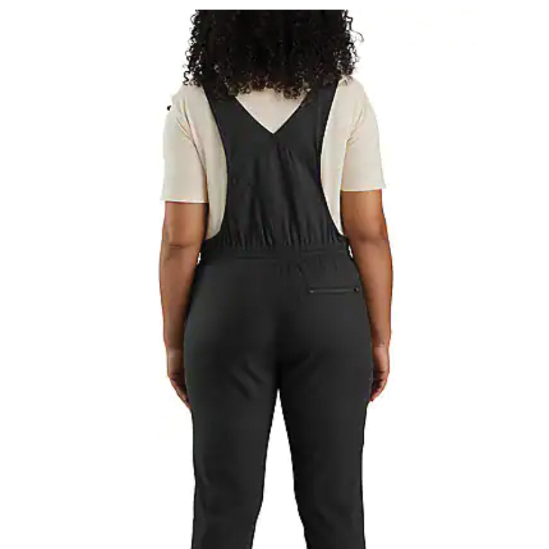 Carhartt Force Series 106235-N04-M Bib Overalls, M, 37 in, 31 in, Cotton/Elastane/Polyester, Black, Relaxed Fit, Regular - 2
