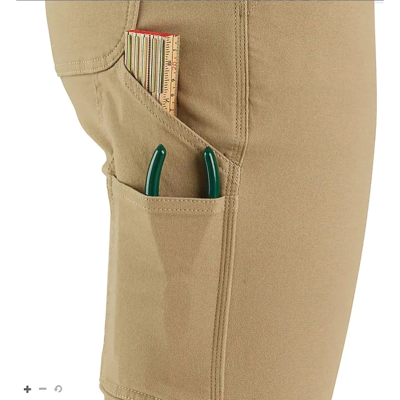 Carhartt 105113-029-16 Pants, 16, 37-1/2 to 39-3/4 in, 29-3/4 in L, Shadow, Essential Fit, Regular, Stretchable - 5