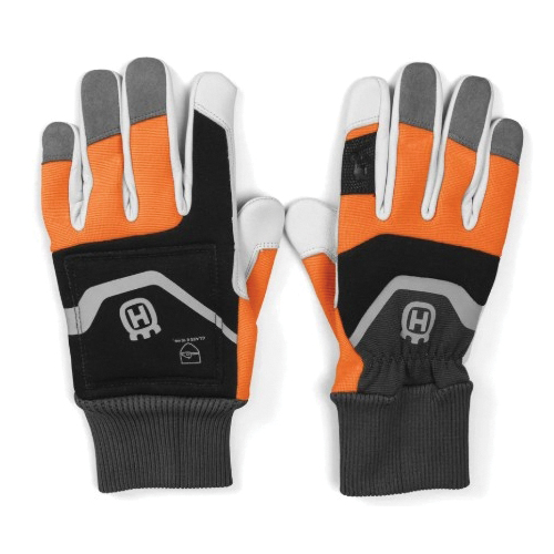 Functional Saw Protective Gloves, Husqvarna, M, Soft Knitted Cuff - 2
