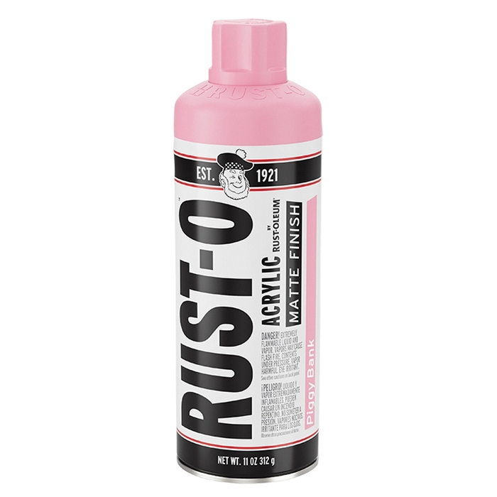 Rust-O 392214 Artist Paint, Matte, Piggy Bank, 11 oz Aerosol Can