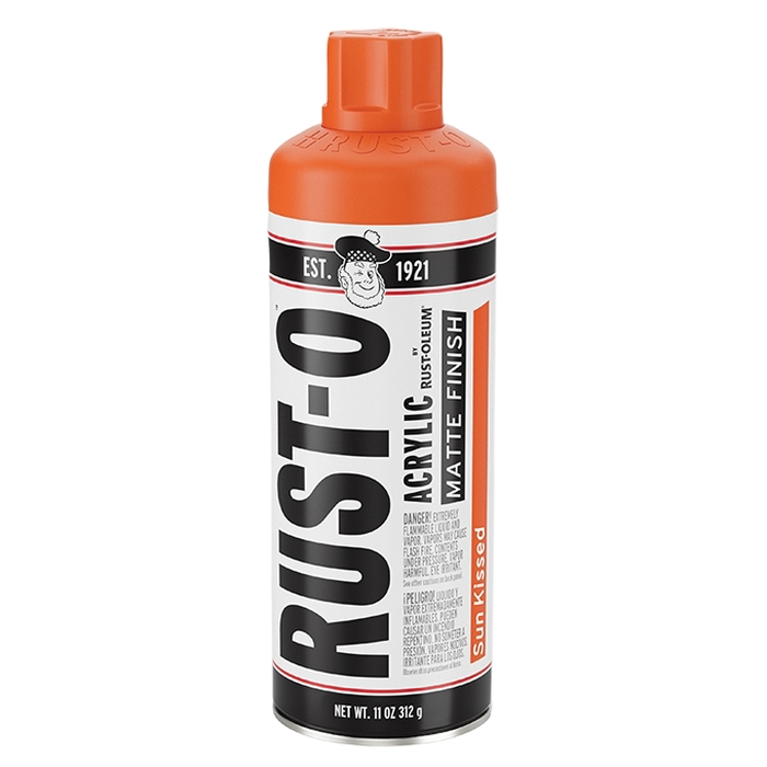 Rust-O 392211 Artist Paint, Matte, Sun Kissed, 11 oz Aerosol Can