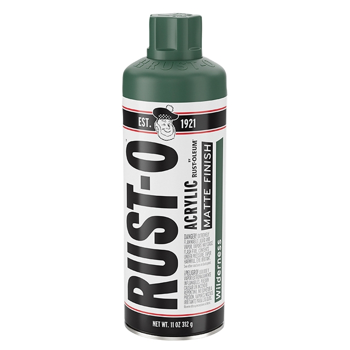 Rust-O 392204 Artist Paint, Matte, Wilderness, 11 oz Aerosol Can
