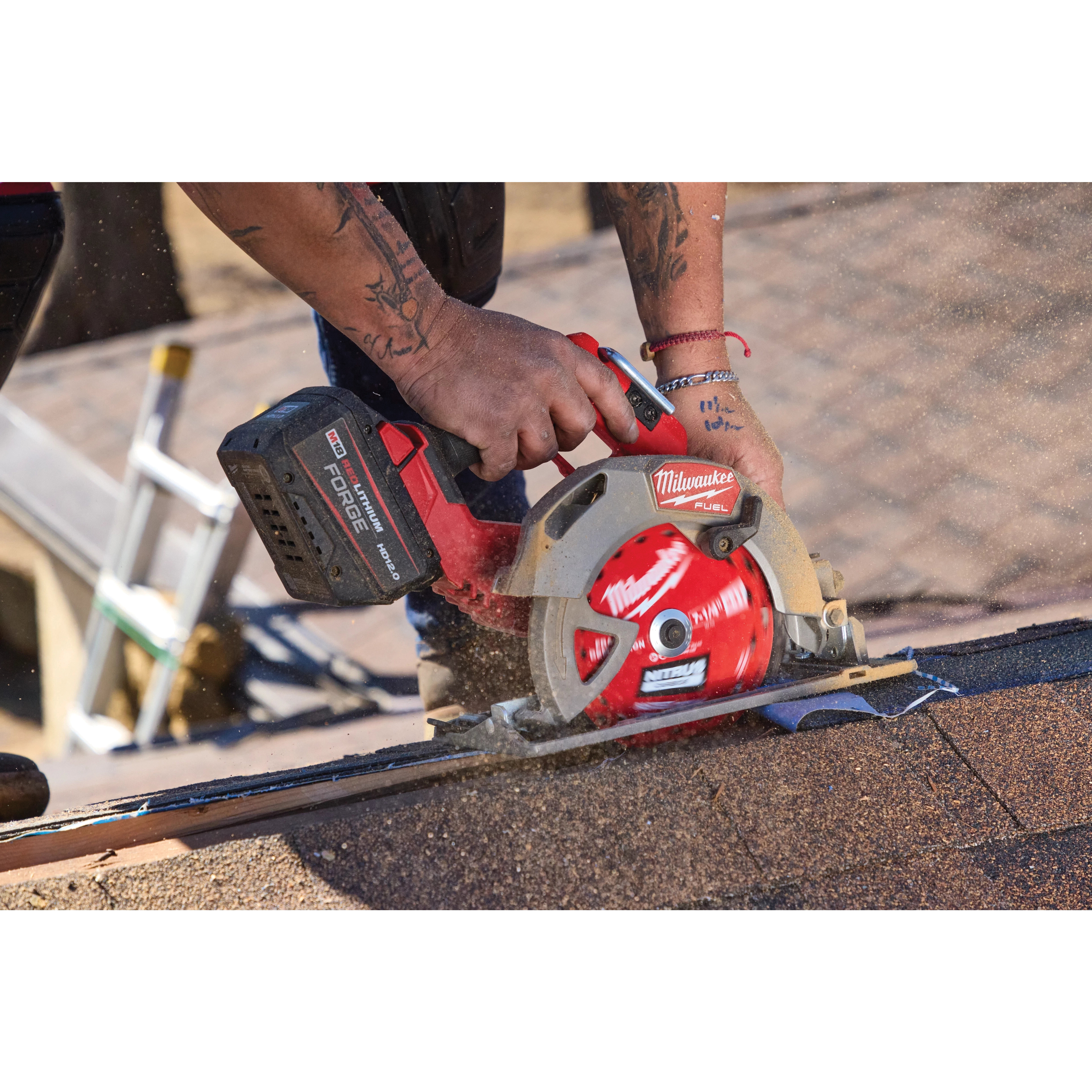 Milwaukee 48-41-0750 Circular Saw Blade, 7-1/4 in Dia, 5/8 in Arbor, 24-Teeth, NITRUS Carbide Cutting Edge - 4