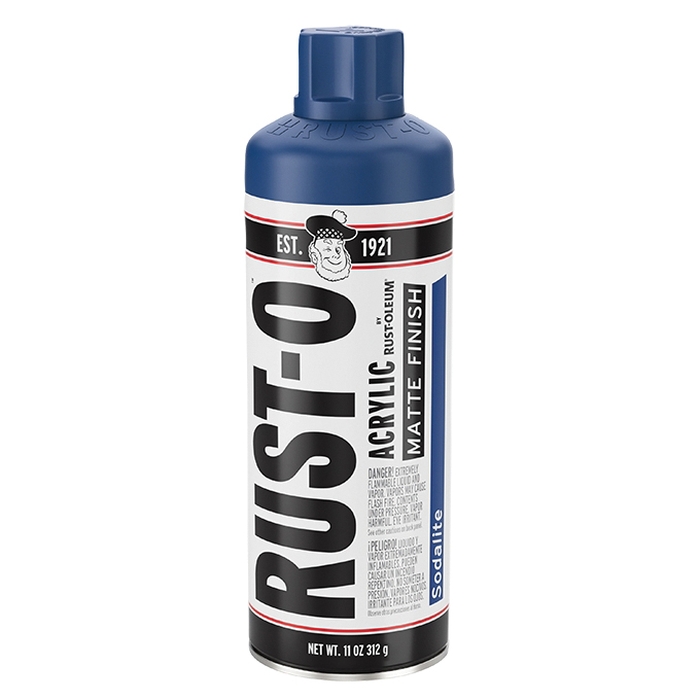 Rust-O 392201 Artist Paint, Matte, Sodalite, 11 oz Aerosol Can