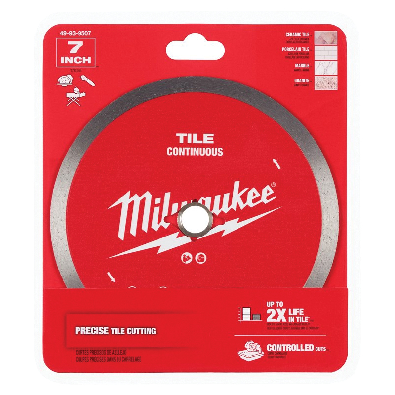 49-93-9507 Saw Blade, 7 in Dia, DM-7/8 in-5/8 in Arbor, Continuous Rim