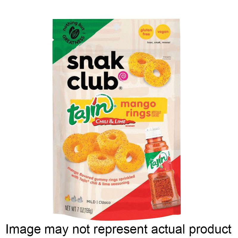 Tajin 1721904 Gummi Candy, Ring, Mango, 5 oz Bag